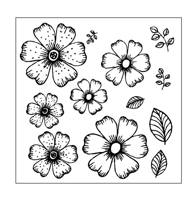 Arrietty DIY Flowers Leaves Stamp Rubber Clear Stamp/Seal Scrapbook Decorative Card Making Clear Stamps - Image 4